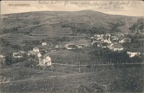 Waldersbach Partie an der Stadt Molsheim und zum Kanton Mutzig. 1914