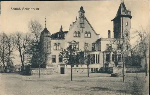 Schmorkau-Neukirch (bei Königsbrück) Šmorkow Partie am Schloß 1915 