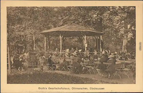 Othmarschen Hamburg Groths Gesellschaftshaus - Elbachaussee 1914