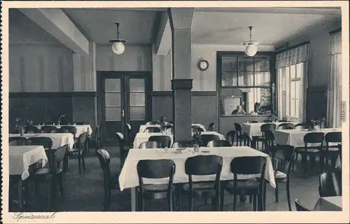 Ansichtskarte Hohnstein (Sächs. Schweiz) Speisesaal - Posterholungsheim 1926 