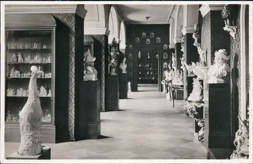 Ansichtskarte Meißen Porzellan-Manufaktur (Schauhalle) 1930 