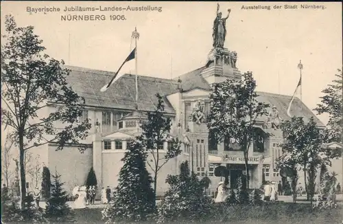 Ansichtskarte Nürnberg Bayerische Jubiläums Landes Ausstellung 1906