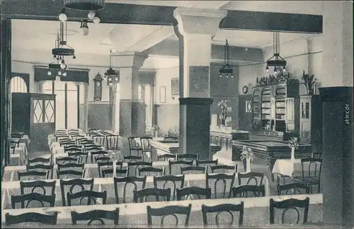 Rath Düsseldorf Saal - Restaurant zur Centrale Ansichtskarte 1914