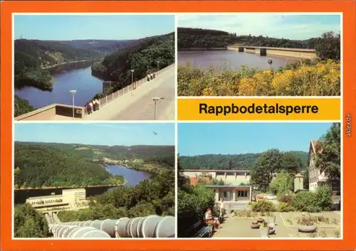 Oberharz am Brocken Staumauer und Stausee, Maschienenhaus (Kraftwerk) 1987