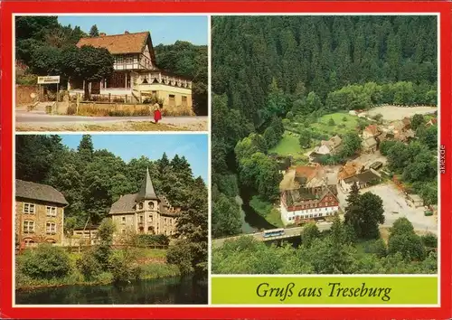 Treseburg HO-Gaststätte "Burgstieg", An der Heide, Teilansicht 1988