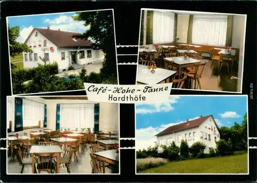 Ansichtskarte Hardthöfe Café-Hohe-Tanne 1972
