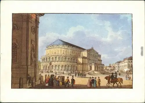 Ansichtskarte Dresden Das Königliche Hoftheater 1980