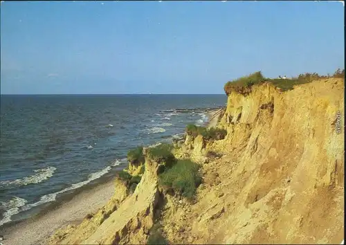 Ansichtskarte Ahrenshoop Steilküste 1985