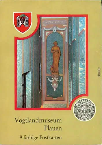 Plauen (Vogtland) Vogtlandmuseum 1986 (nur Deckblatt von Serie)
