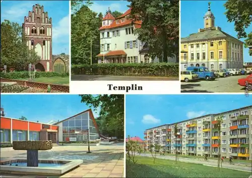 Templin Prenzlauer   FDGB-Erholungsheime Neubauten Minna-Ostrowski-Straße 1977