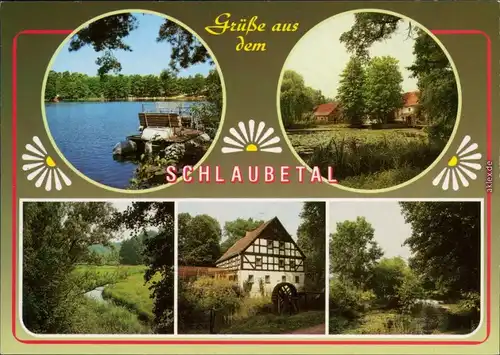 Schlaubetal Schervenzsee, Ragower Mühle, An der Schlaube, Bremsdorfer Mühle 1995