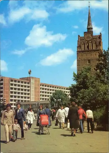 Ansichtskarte Rostock Hotel Warnow 1982