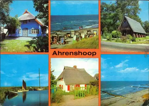 Ahrenshoop Kunstkaten, Strand, Kirche, Hafen, Deichhaus, Meer 1981