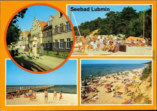 Ansichtskarte Lubmin Seebad Lubmin, Strand 1981