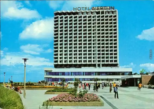 Ansichtskarte Warnemünde-Rostock Hotel Neptun 1978