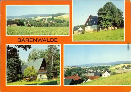 Bärenwalde Crinitzberg  Ferienheime "Haus am Ring" und "Hubertushöhe" 1983