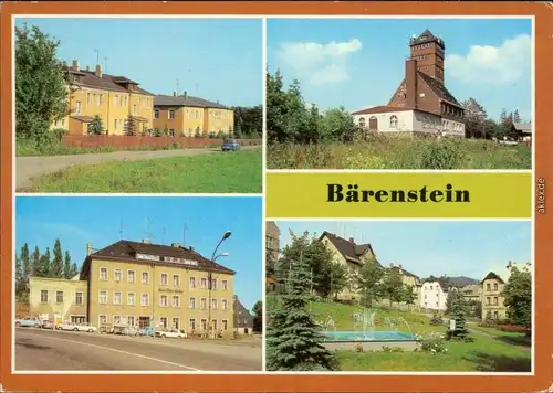Bärenstein-Altenberg (Erzgebirge) Ferienheim   Gaststätte Berghotel   1983