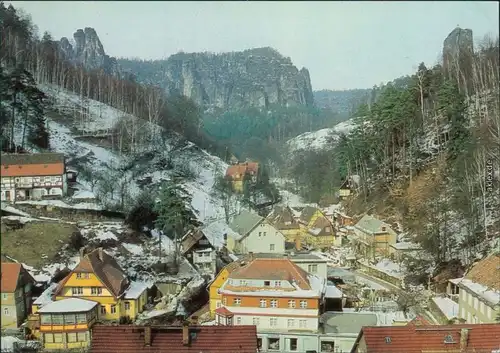 Ansichtskarte Rathen Panorama-Ansicht xx 1981