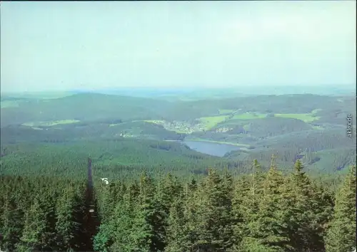 Sosa (Erzgebirge)-Eibenstock Panorama-Ansicht, Talsperre Sosa 1995