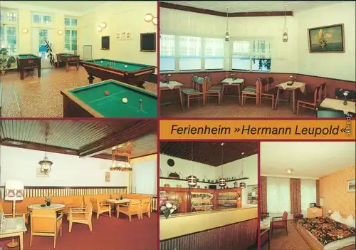 Ansichtskarte Pieskow-Bad Saarow Ferienheim "Hermann Leupold" 1987