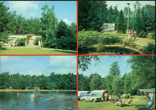 Pressel Laußig Naherholungszentrum   Bungalow's, See, Campingplatz 1986