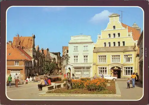 Ansichtskarte Wismar Krämerstraße 1982