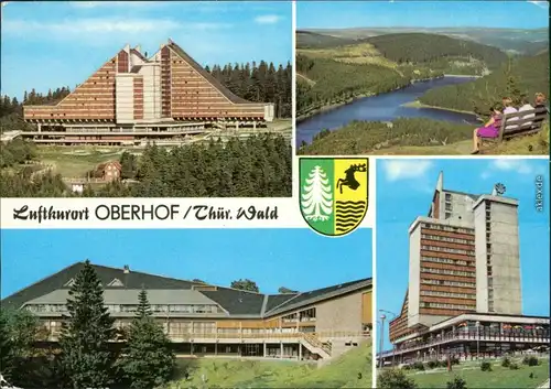 Oberhof (Thüringen) Interhotel "Panorama",  Großgaststätte "Oberer Hof" 1979