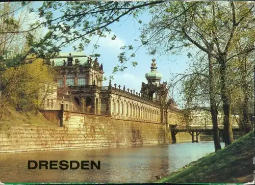 Ansichtskarte Innere Altstadt-Dresden Dresden Zwinger 1986