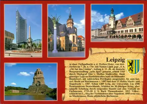 Ansichtskarte Leipzig Stadtteilansichten 8 2000