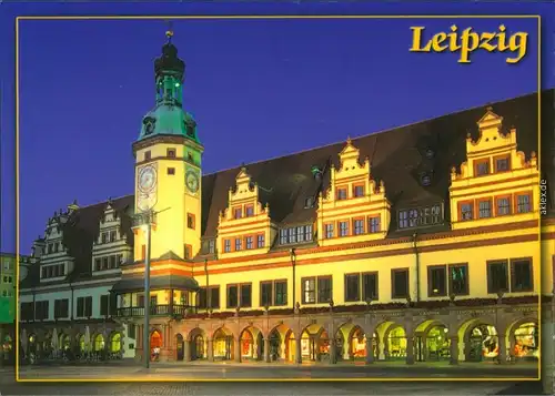 Ansichtskarte Leipzig Altes Rathaus 5 2000