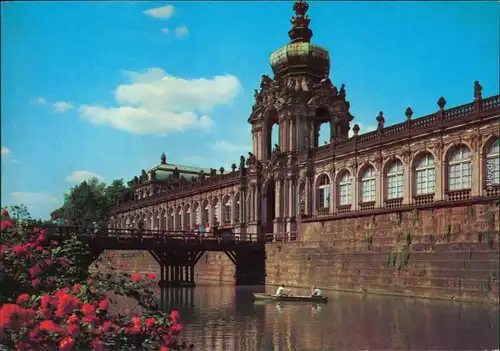 Ansichtskarte Innere Altstadt-Dresden Dresdner Zwinger: Kronentor 1979