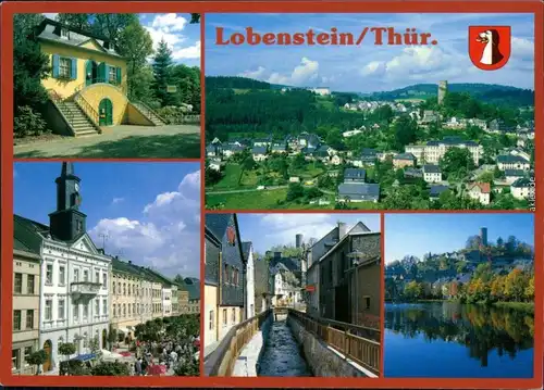 Ansichtskarte Bad Lobenstein Stadtteilansichten 2003