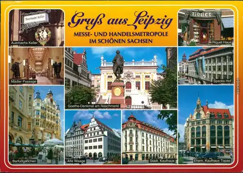 Ansichtskarte Leipzig Messestadt Leipzig 2004