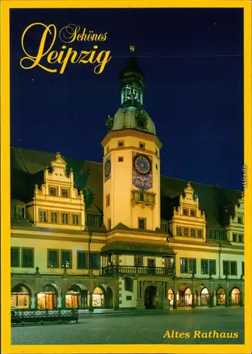 Ansichtskarte Leipzig Altes Rathaus 1998