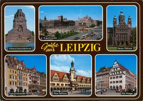 Ansichtskarte Leipzig Messestadt Leipzig 2000