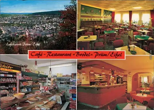 Ansichtskarte Prüm Café-Restaurant Brodel 1988