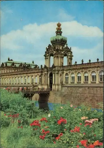 Ansichtskarte Innere Altstadt-Dresden Dresdner Zwinger: Kronentor 1966