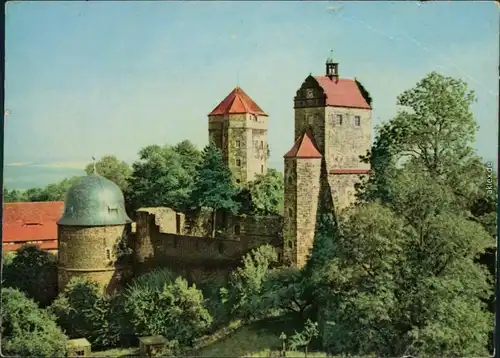 Ansichtskarte Stolpen Burg Stolpen: Nordansicht 1970