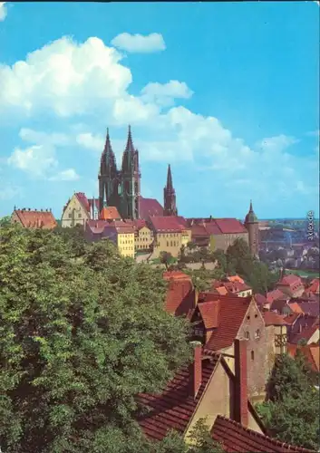 Ansichtskarte Meißen Schloss Albrechtsburg und Dom 1979