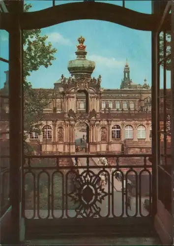 Ansichtskarte Innere Altstadt-Dresden Dresdner Zwinger: Kronentor 1969