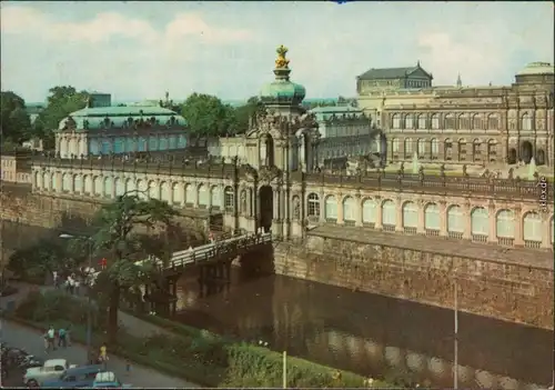 Ansichtskarte Innere Altstadt-Dresden Dresdner Zwinger 1969