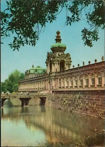 Ansichtskarte Innere Altstadt-Dresden Dresdner Zwinger: Kronentor 1969
