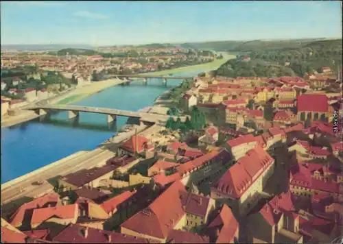 Ansichtskarte Meißen Panorama-Ansicht 1966