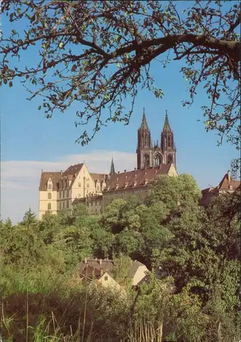 Ansichtskarte Meißen Schloss Albrechtsburg und Dom 1980