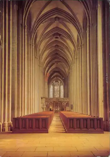 Ansichtskarte Meißen Dom: Mittelschiff 1980