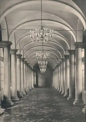 Innere Altstadt-Dresden Dresdner Zwinger: Langgalerie - Innenraum 1969