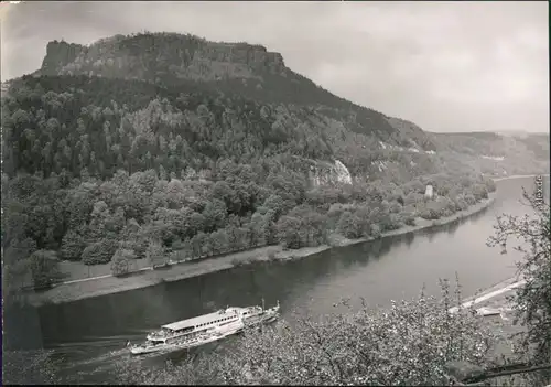 Ansichtskarte Porschdorf-Bad Schandau Lilienstein 1983