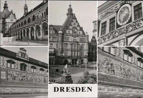 Innere Altstadt-Dresden Dresdner Residenzschloss / Königliches Schloss 1981