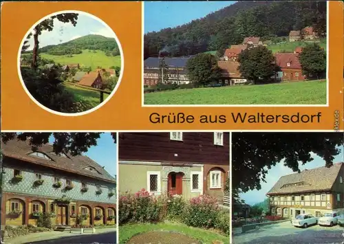 Waltersdorf Großschönau (Sachsen)   Konsumgaststätte "Grenzbaude" 1985