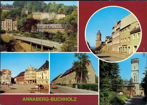 Annaberg-Buchholz   St. Annenkirche, Markt, Friedrich-Engels-Straße,   1983